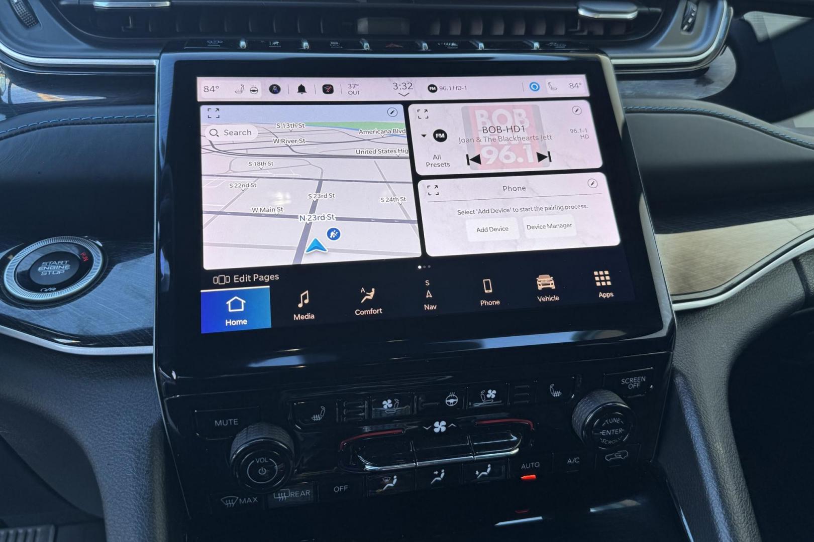 2022 Hydro Blue Pearl /Black Jeep Grand Cherokee 4xe Trailhawk (1C4RJYC67N8) with an 4 Cyl 2.0 Liter Hybrid engine, Automatic 8 Speed transmission, located at 2304 W. Main St., Boise, ID, 83702, (208) 342-7777, 43.622105, -116.218658 - Photo#15