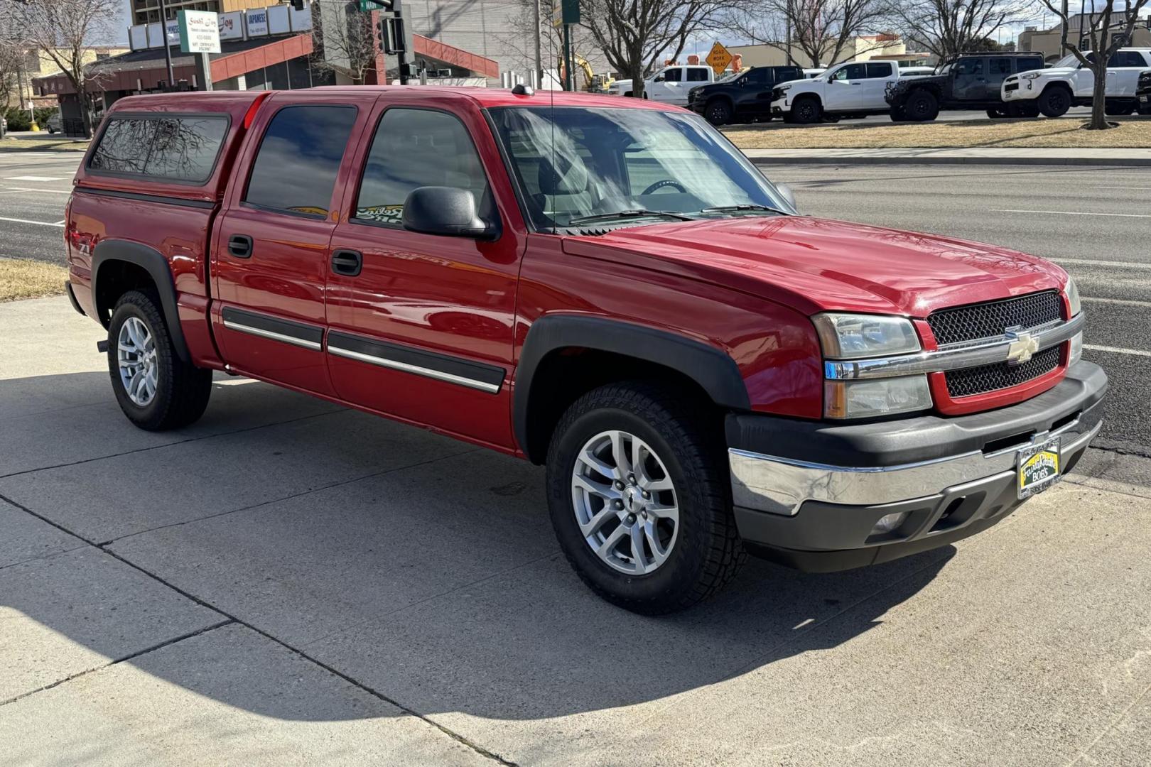 2005 Victory Red /Gray Chevrolet Silverado 1500 Z71 (2GCEK13T051) with an V8 5.3 Liter engine, Automatic transmission, located at 2304 W. Main St., Boise, ID, 83702, (208) 342-7777, 43.622105, -116.218658 - Idaho Truck From Day 1! Clean, Rare Find With 64k Actual Miles! - Photo#3