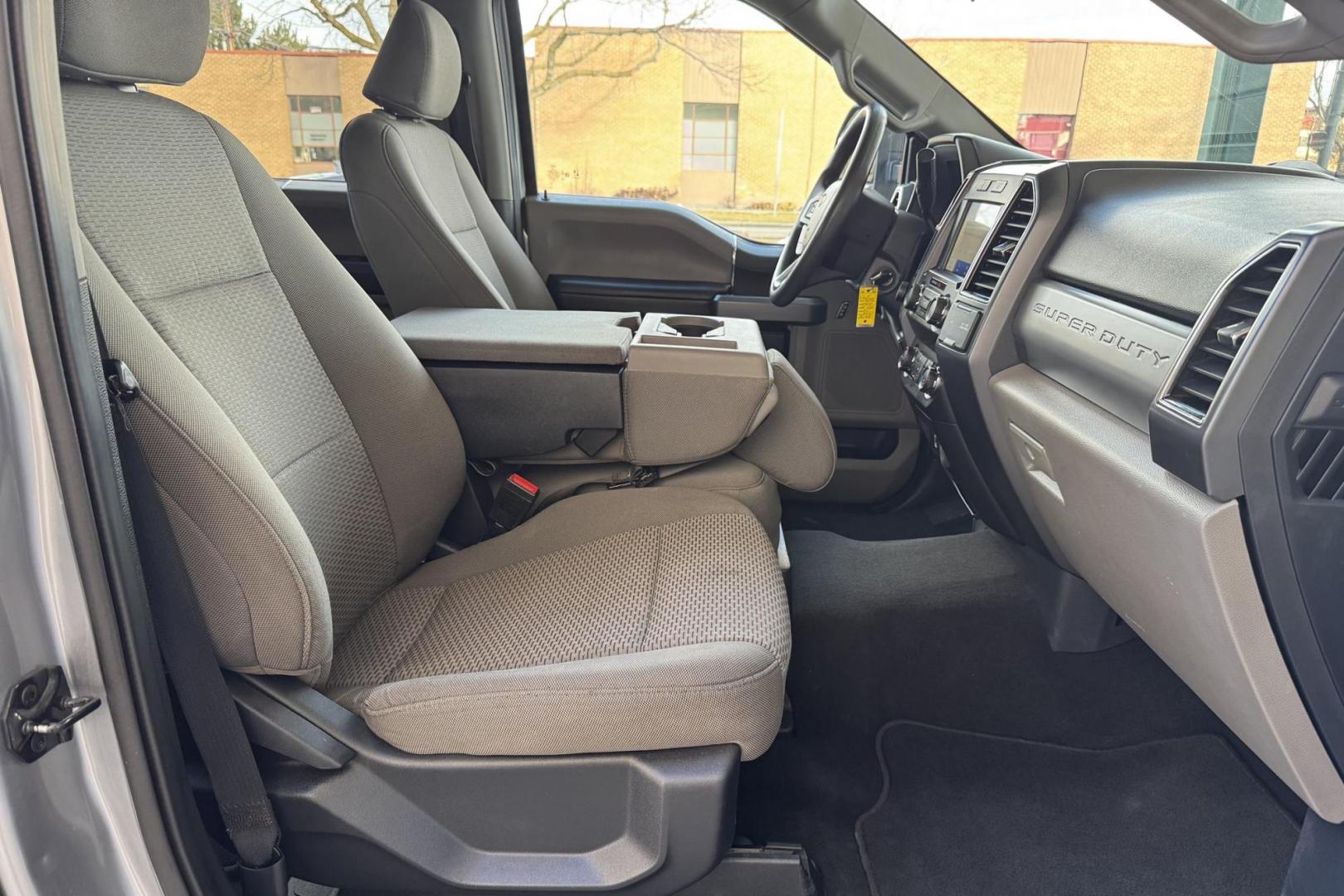 2022 Iconic Silver Metallic /Gray Ford F-250 XLT (1FT7W2BT5NE) with an V8 6.7 Liter Turbo Diesel engine, Automatic 10 Speed transmission, located at 2304 W. Main St., Boise, ID, 83702, (208) 342-7777, 43.622105, -116.218658 - New Tires And Ready To Work! - Photo#14