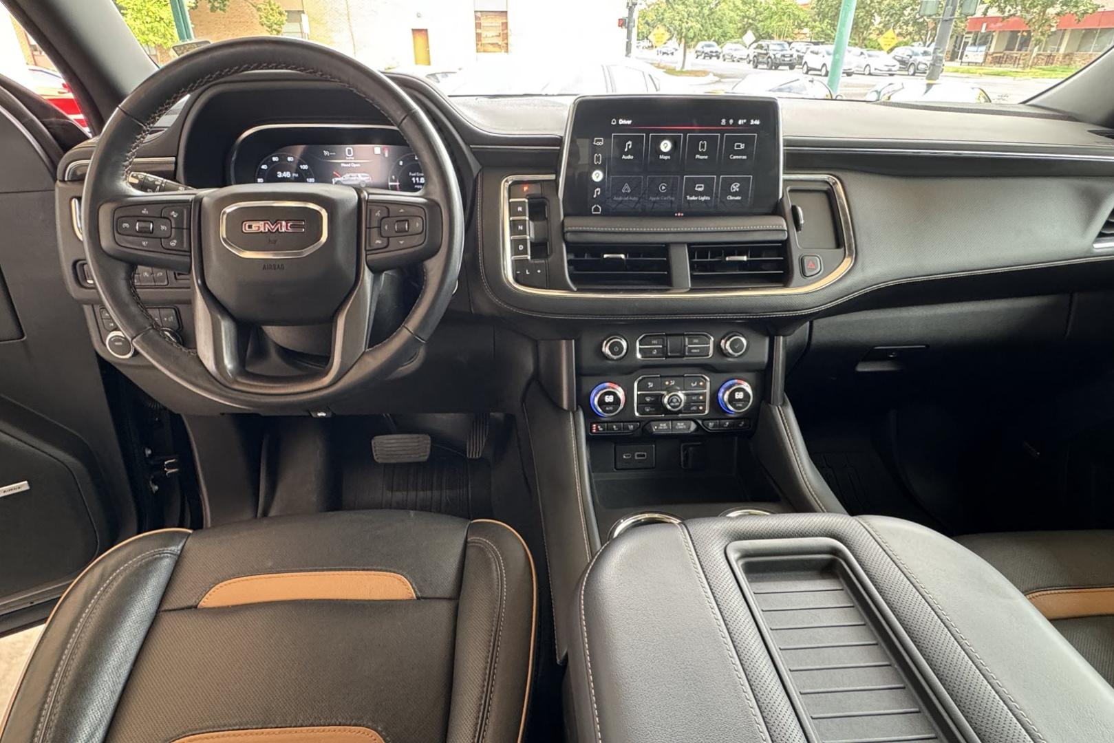 2022 Black /Jet Black/Umber GMC Yukon AT4 (1GKS2CKL9NR) with an V8 6.2 Liter engine, Automatic 10 Speed transmission, located at 2304 W. Main St., Boise, ID, 83702, (208) 342-7777, 43.622105, -116.218658 - Nicely Optioned! - Photo#21