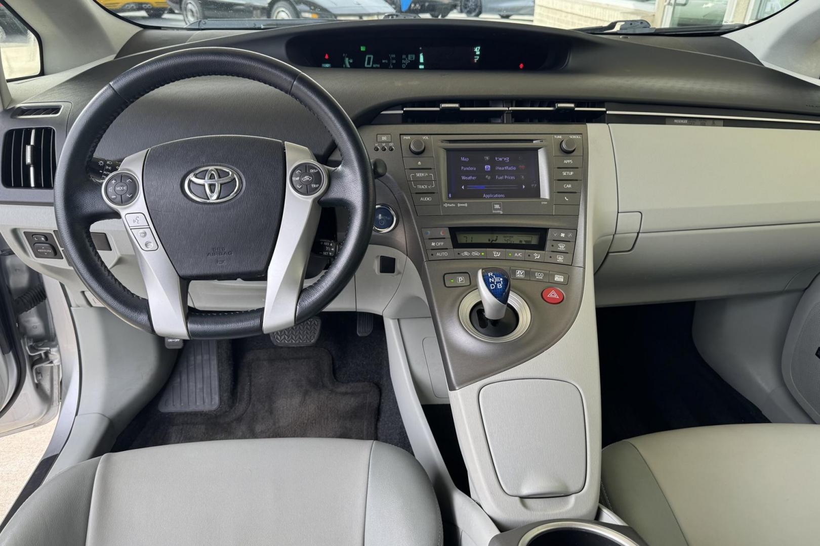 2013 Classic Silver Metallic /Gray Toyota Prius Hatchback IV (JTDKN3DU9D5) with an 4 Cyl 1.8 Liter Hybrid engine, Automatic transmission, located at 2304 W. Main St., Boise, ID, 83702, (208) 342-7777, 43.622105, -116.218658 - One Owner! New Tires And Clean! - Photo#12