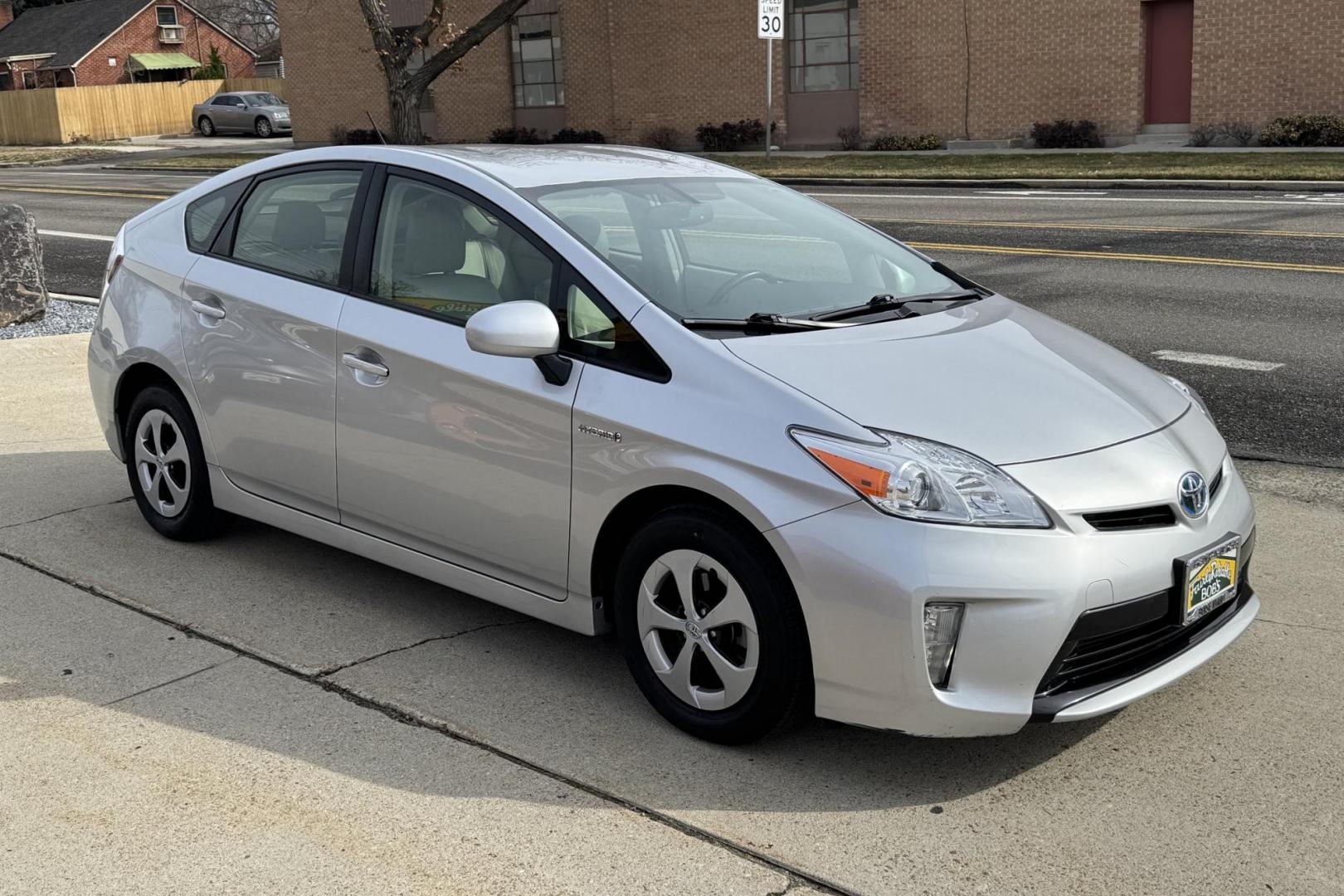 2013 Classic Silver Metallic /Gray Toyota Prius Hatchback IV (JTDKN3DU9D5) with an 4 Cyl 1.8 Liter Hybrid engine, Automatic transmission, located at 2304 W. Main St., Boise, ID, 83702, (208) 342-7777, 43.622105, -116.218658 - One Owner! New Tires And Clean! - Photo#2
