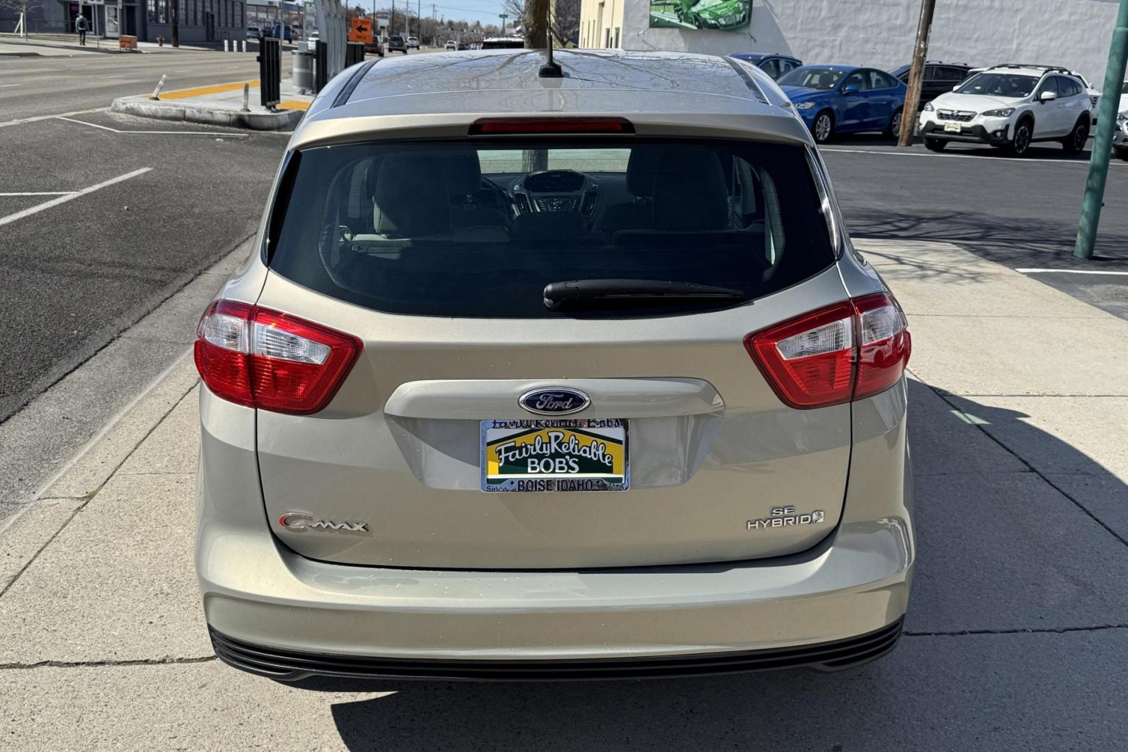 2015 Tectonic Silver Metallic /Medium Stone Ford C-Max Hybrid SE (1FADP5AU5FL) with an 4 Cyl 2.0 Liter Hybrid engine, Automatic transmission, located at 2304 W. Main St., Boise, ID, 83702, (208) 342-7777, 43.622105, -116.218658 - Low Mileage! New Tires Too! - Photo#1