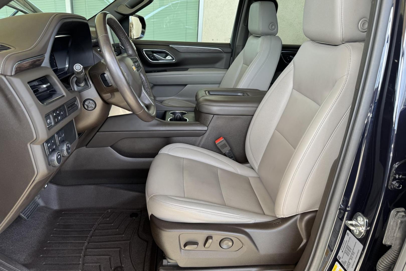 2023 Midnight Blue Metallic /Gray Chevrolet Tahoe LT (1GNSKNKD6PR) with an V8 5.3 Liter engine, Automatic 10 Speed transmission, located at 2304 W. Main St., Boise, ID, 83702, (208) 342-7777, 43.622105, -116.218658 - Remaining Factory Warranty! Very Clean Tahoe! Seats 7! - Photo#17