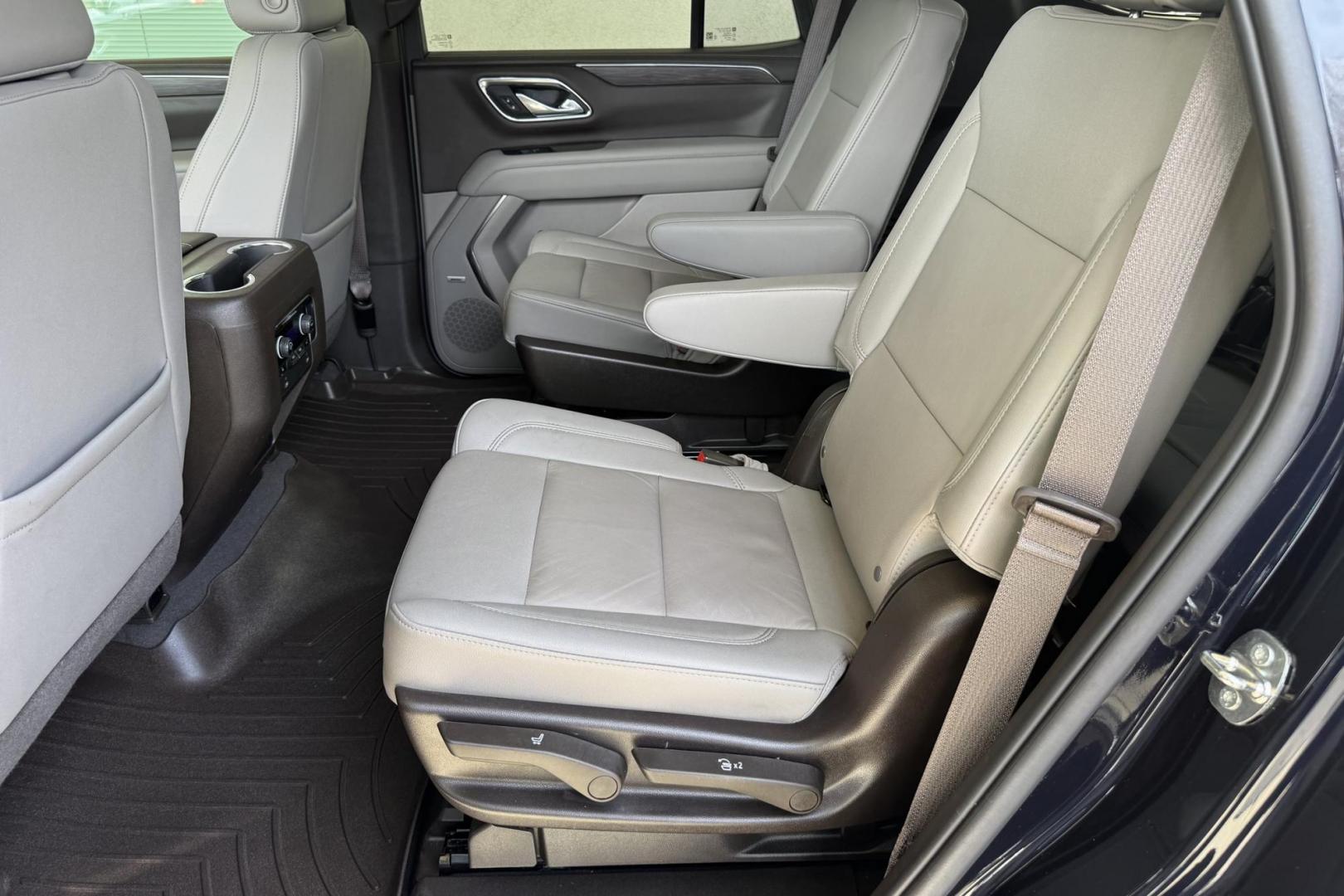 2023 Midnight Blue Metallic /Gray Chevrolet Tahoe LT (1GNSKNKD6PR) with an V8 5.3 Liter engine, Automatic 10 Speed transmission, located at 2304 W. Main St., Boise, ID, 83702, (208) 342-7777, 43.622105, -116.218658 - Remaining Factory Warranty! Very Clean Tahoe! Seats 7! - Photo#18