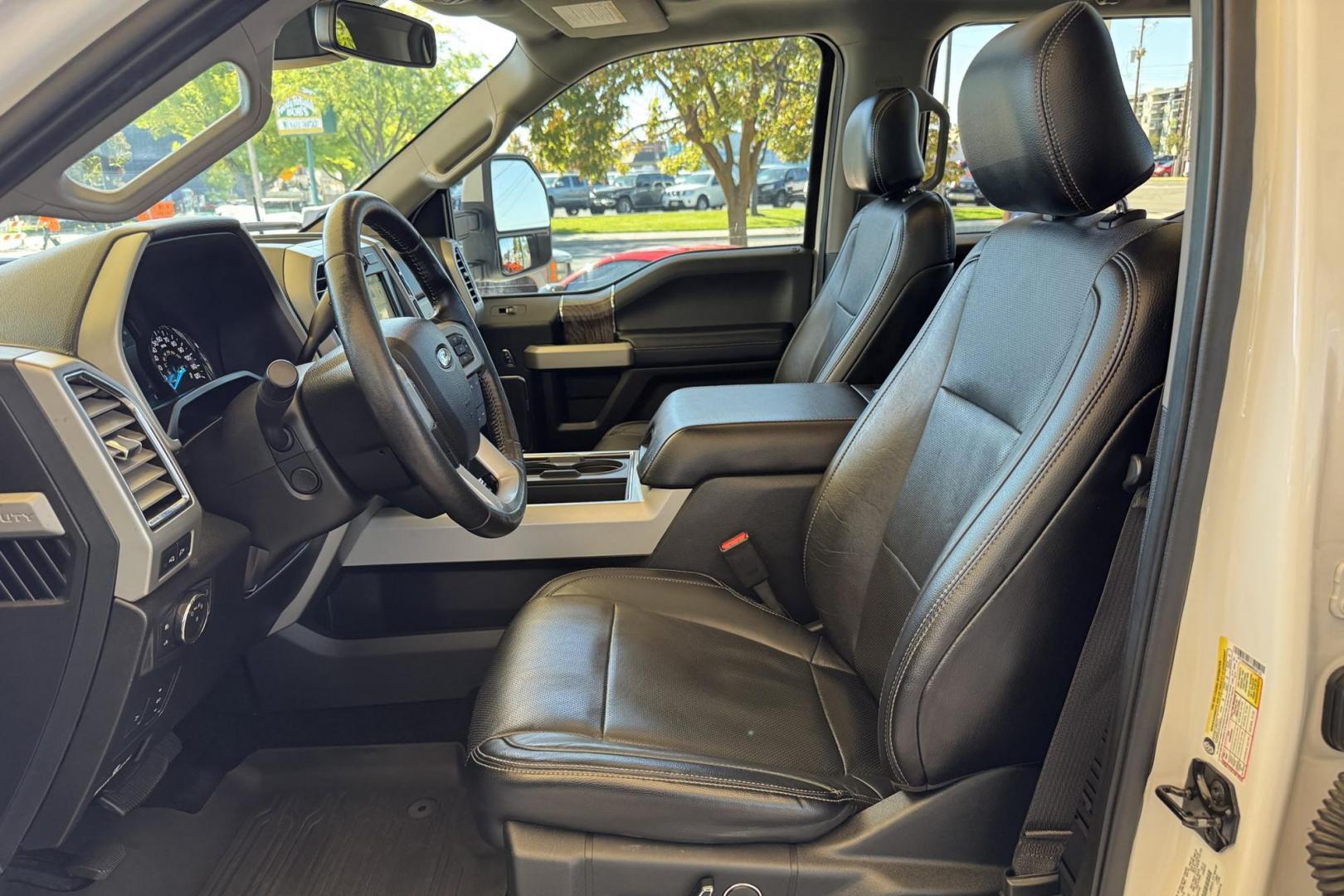 2017 Oxford White /Black Ford F-250 Lariat (1FT7W2B68HE) with an V8 6.2 Liter engine, Automatic 6 Speed transmission, located at 2304 W. Main St., Boise, ID, 83702, (208) 342-7777, 43.622105, -116.218658 - Nicely Optioned And Ready To Haul! - Photo#16