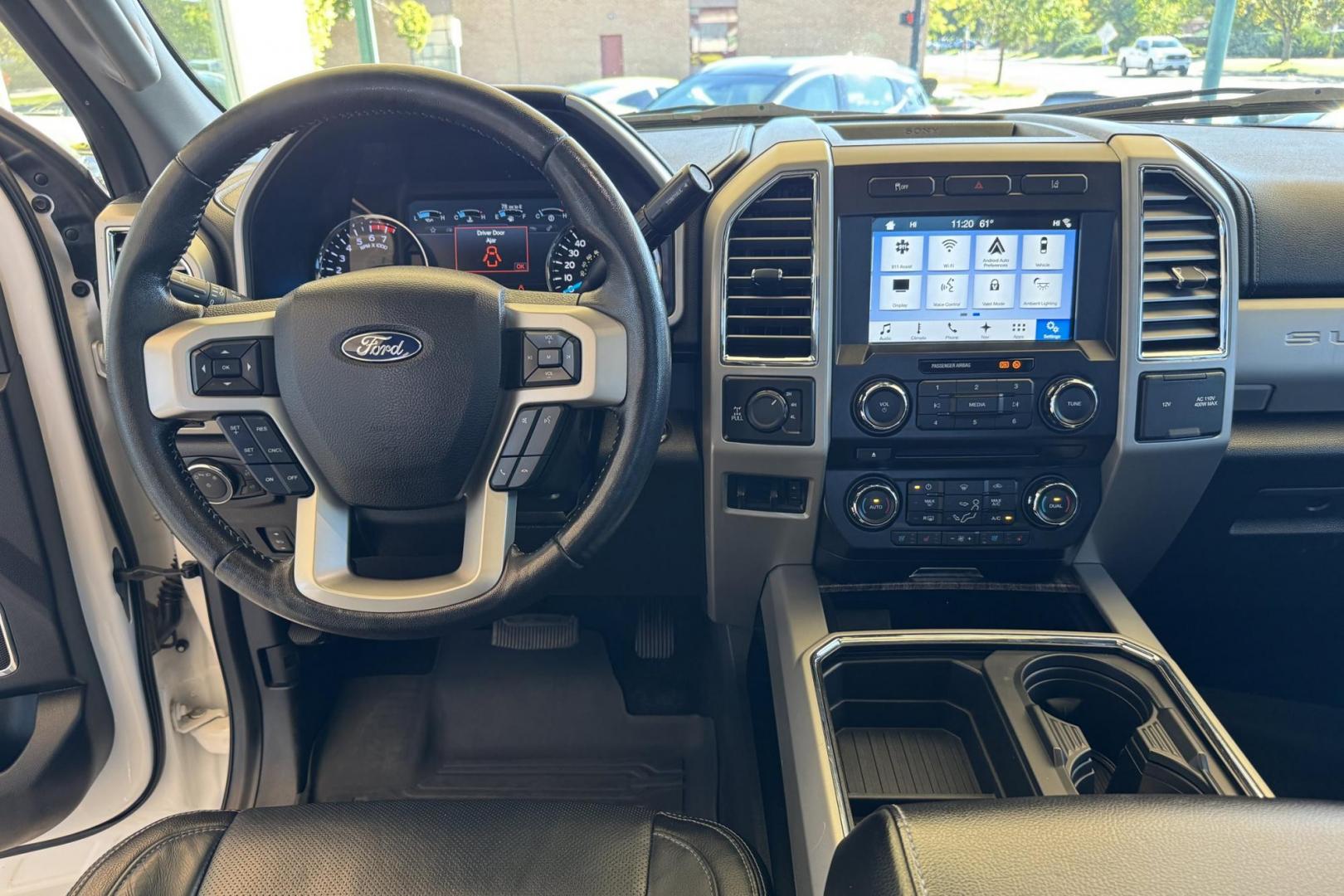 2017 Oxford White /Black Ford F-250 Lariat (1FT7W2B68HE) with an V8 6.2 Liter engine, Automatic 6 Speed transmission, located at 2304 W. Main St., Boise, ID, 83702, (208) 342-7777, 43.622105, -116.218658 - Nicely Optioned And Ready To Haul! - Photo#19