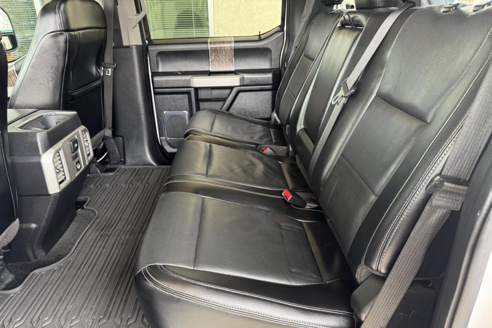2017 Oxford White /Black Ford F-250 Lariat (1FT7W2B68HE) with an V8 6.2 Liter engine, Automatic 6 Speed transmission, located at 2304 W. Main St., Boise, ID, 83702, (208) 342-7777, 43.622105, -116.218658 - Photo#14