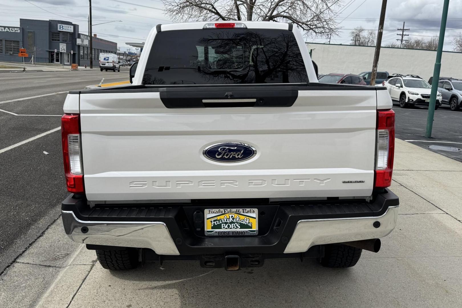 2017 Oxford White /Black Ford F-250 Lariat (1FT7W2B68HE) with an V8 6.2 Liter engine, Automatic 6 Speed transmission, located at 2304 W. Main St., Boise, ID, 83702, (208) 342-7777, 43.622105, -116.218658 - Photo#2