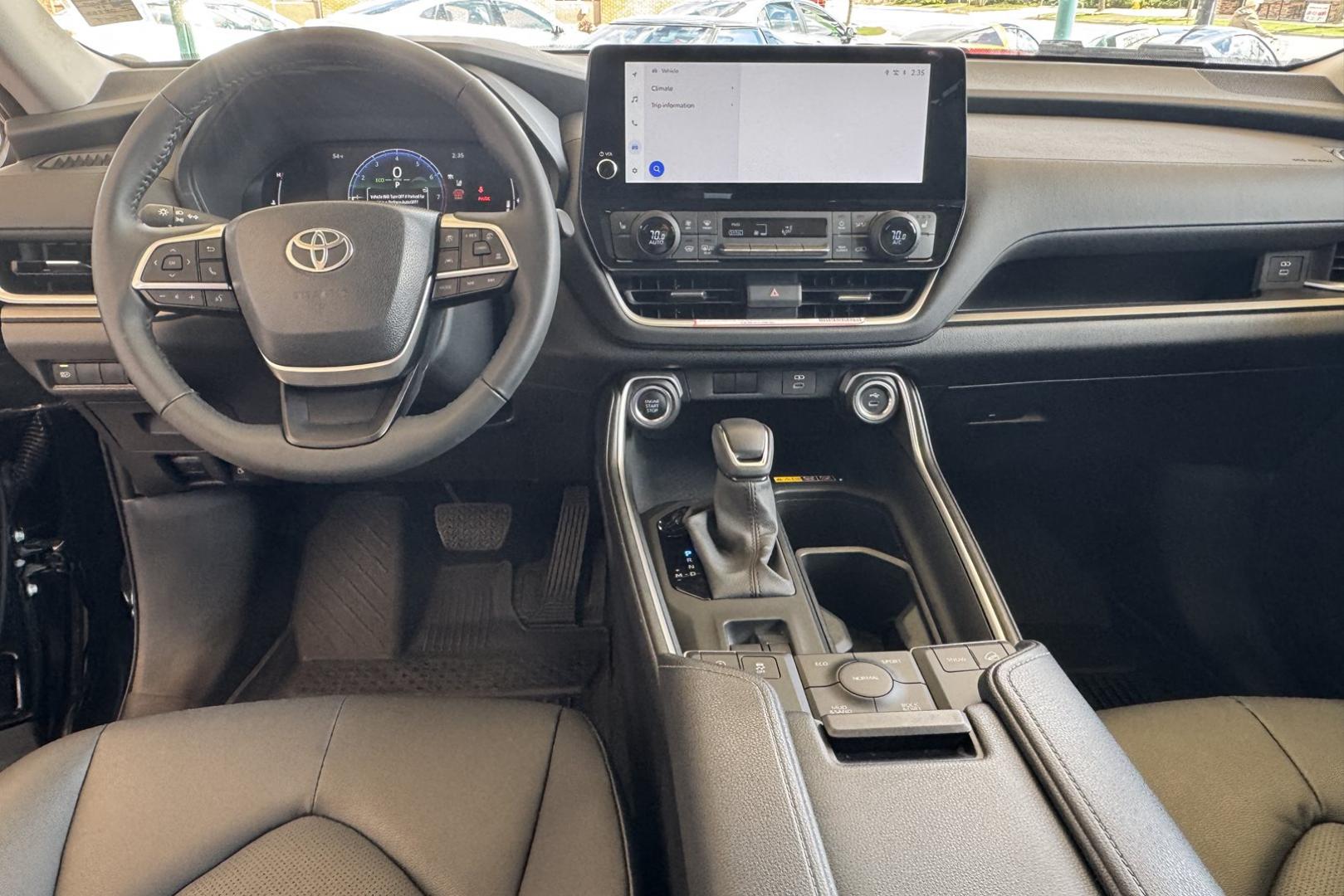 2024 Midnight Black Metallic /Black Toyota Grand Highlander XLE (5TDAAAB5XRS) with an 4 Cyl 2.4 Liter Turbo engine, Automatic 8 Speed transmission, located at 2304 W. Main St., Boise, ID, 83702, (208) 342-7777, 43.622105, -116.218658 - Remaining Factory Warranty! - Photo#17