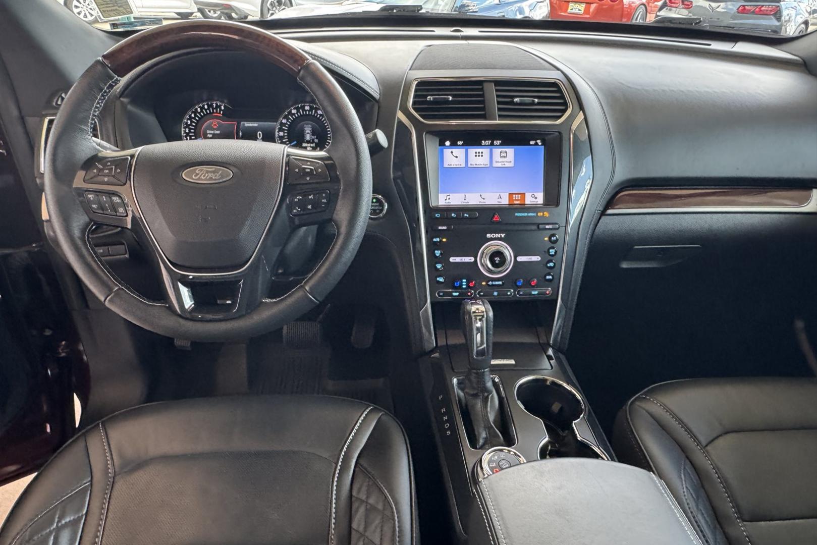 2018 Burgundy Velvet /Black Ford Explorer Platinum (1FM5K8HT3KG) with an V6 3.5 Liter Twin Turbo engine, Automatic 6 Speed transmission, located at 2304 W. Main St., Boise, ID, 83702, (208) 342-7777, 43.622105, -116.218658 - Stunning Explorer! New Tires And Low Mileage! - Photo#12