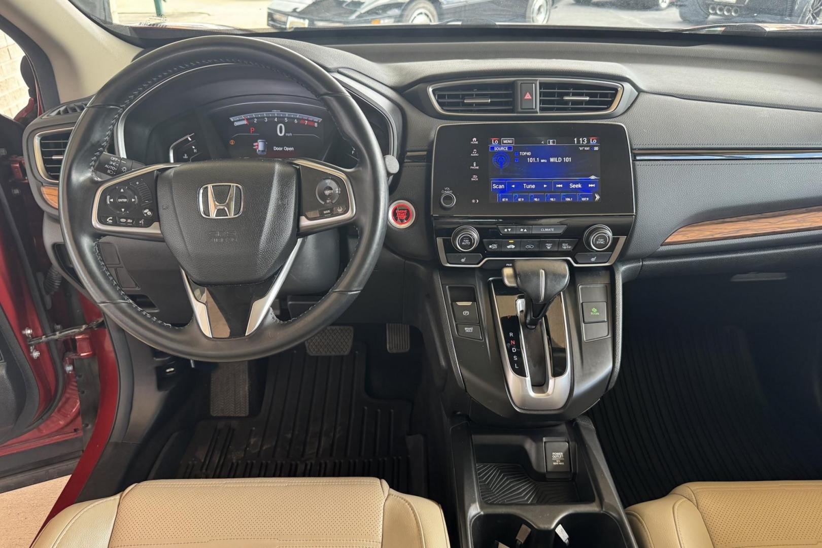 2018 Passion Red Pearl /Oak Honda CR-V EX-L (2HKRW2H87JH) with an 4 Cyl 1.5 Liter Turbo engine, Automatic transmission, located at 2304 W. Main St., Boise, ID, 83702, (208) 342-7777, 43.622105, -116.218658 - Stunning One Owner Idaho SUV! - Photo#11