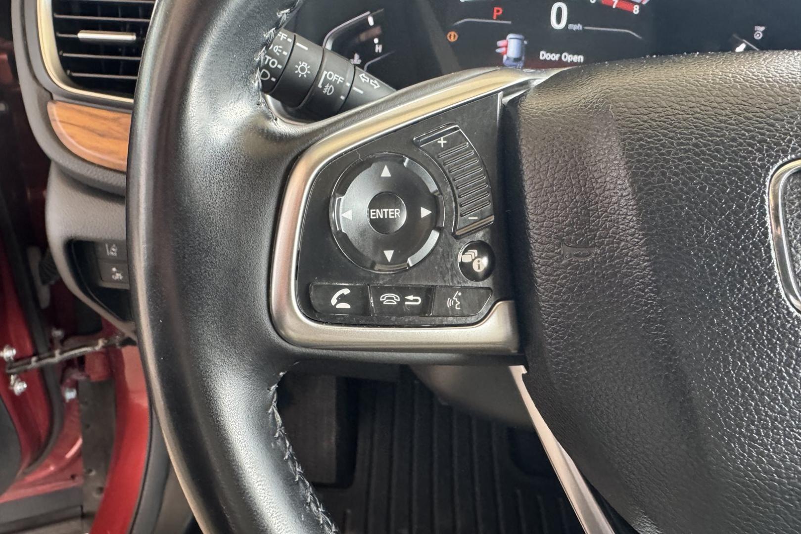 2018 Passion Red Pearl /Oak Honda CR-V EX-L (2HKRW2H87JH) with an 4 Cyl 1.5 Liter Turbo engine, Automatic transmission, located at 2304 W. Main St., Boise, ID, 83702, (208) 342-7777, 43.622105, -116.218658 - Stunning One Owner Idaho SUV! - Photo#10