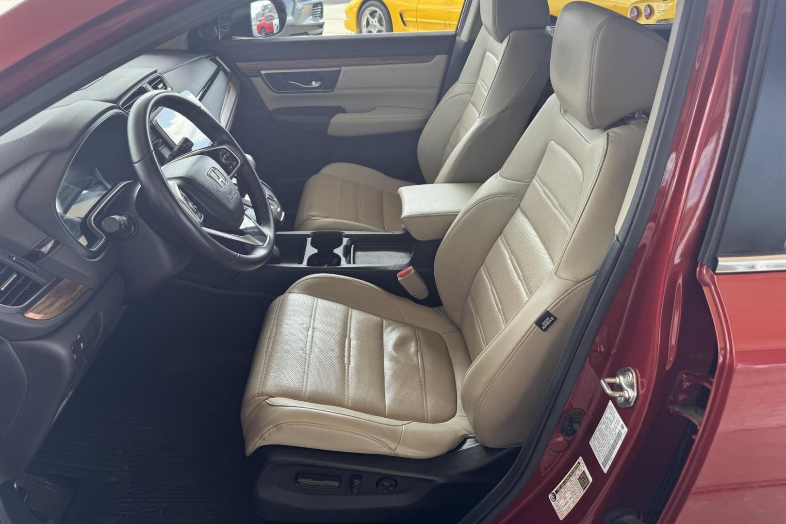 2018 Passion Red Pearl /Oak Honda CR-V EX-L (2HKRW2H87JH) with an 4 Cyl 1.5 Liter Turbo engine, Automatic transmission, located at 2304 W. Main St., Boise, ID, 83702, (208) 342-7777, 43.622105, -116.218658 - Stunning One Owner Idaho SUV! - Photo#6