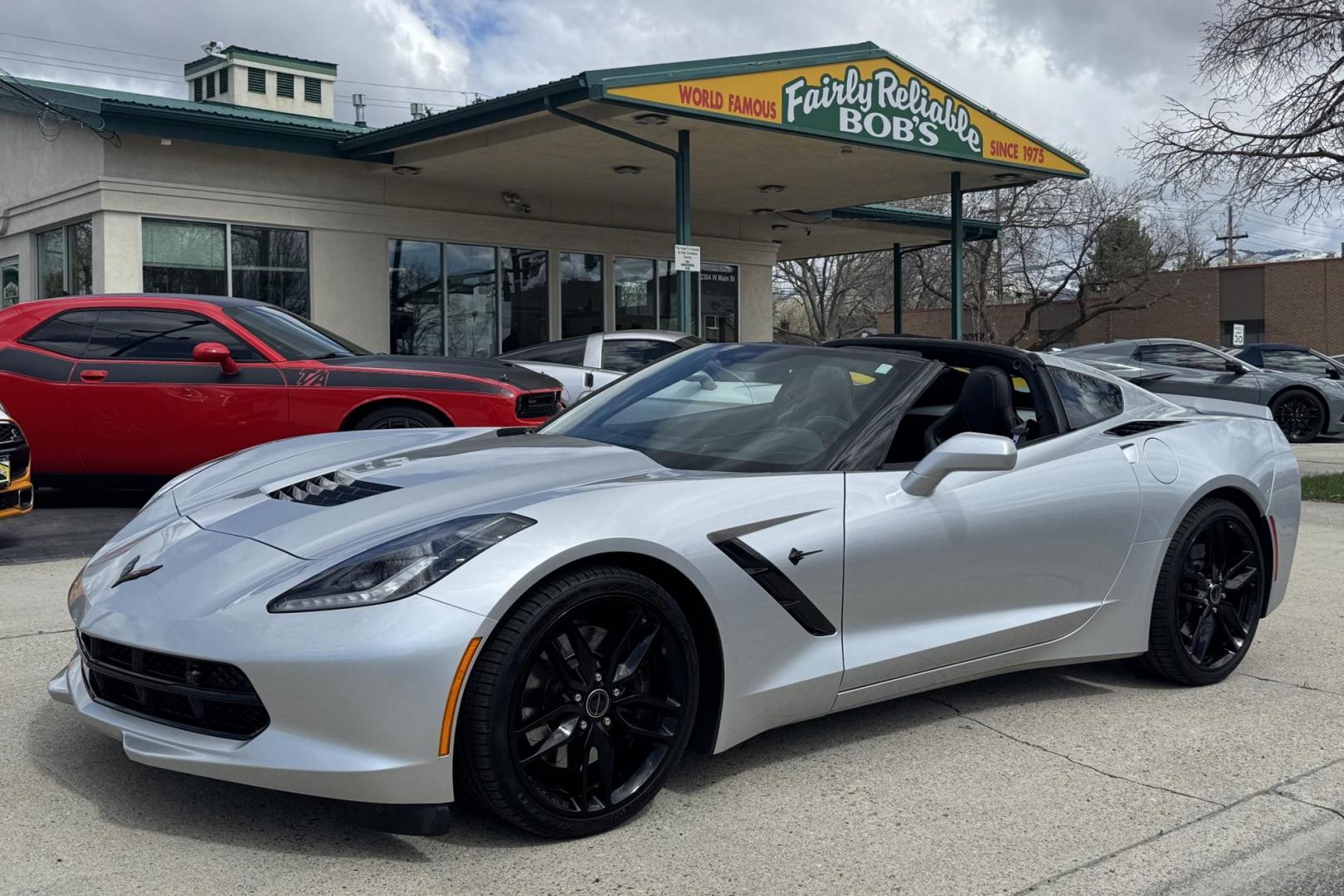 2016 Blade Silver Metallic /Black Chevrolet Corvette 3LT Z51 (1G1YM2D76G5) with an V8 6.2 Liter engine, Automatic 8 Speed transmission, located at 2304 W. Main St., Boise, ID, 83702, (208) 342-7777, 43.622105, -116.218658 - Super Clean 3LT Z51 Stunner! - Photo#0
