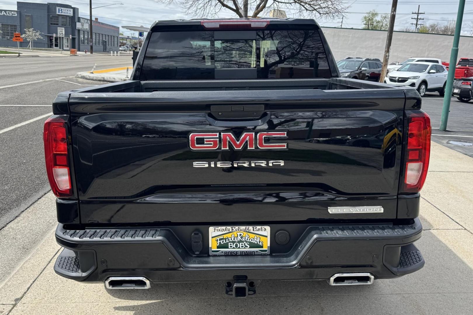 2020 Black /Black GMC Sierra 1500 Elevation X31 (1GTU9CED4LZ) with an V8 5.3 Liter engine, Automatic 8 Speed transmission, located at 2304 W. Main St., Boise, ID, 83702, (208) 342-7777, 43.622105, -116.218658 - Ready To Haul! - Photo#1