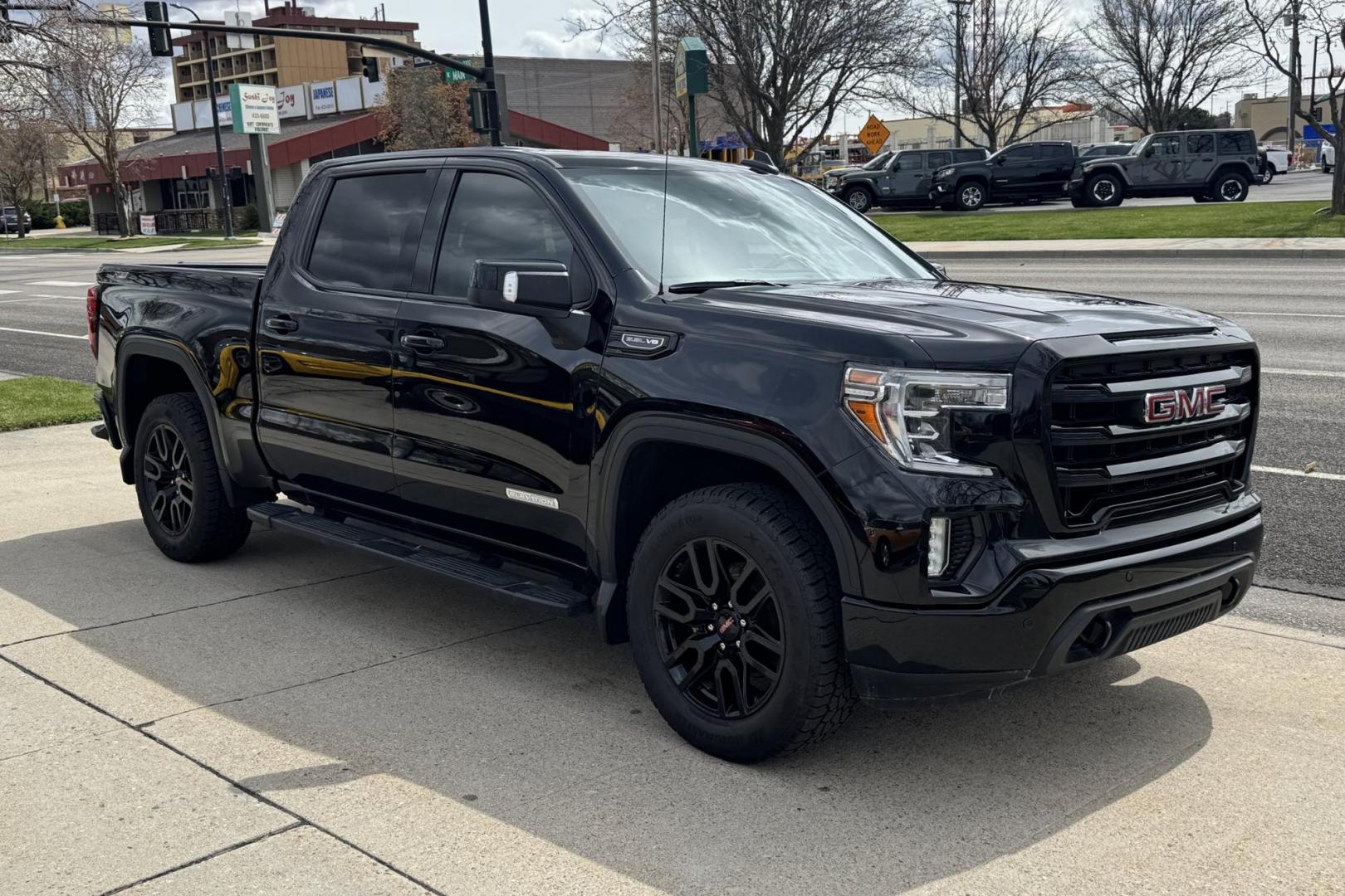2020 Black /Black GMC Sierra 1500 Elevation X31 (1GTU9CED4LZ) with an V8 5.3 Liter engine, Automatic 8 Speed transmission, located at 2304 W. Main St., Boise, ID, 83702, (208) 342-7777, 43.622105, -116.218658 - Ready To Haul! - Photo#2