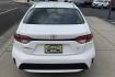 2021 Super White /Black Toyota Corolla LE (5YFEPMAE7MP) with an 4 Cyl 1.8 Liter engine, Automatic transmission, located at 2304 W. Main St., Boise, ID, 83702, (208) 342-7777, 43.622105, -116.218658 - Great Fuel Economy! - Photo#1