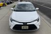 2021 Super White /Black Toyota Corolla LE (5YFEPMAE7MP) with an 4 Cyl 1.8 Liter engine, Automatic transmission, located at 2304 W. Main St., Boise, ID, 83702, (208) 342-7777, 43.622105, -116.218658 - Great Fuel Economy! - Photo#3