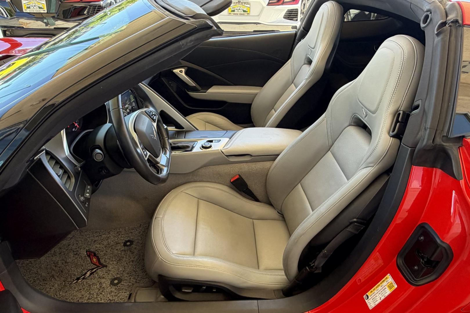 2016 Victory Red /Gray Chevrolet Corvette Stingray 2LT (1G1YD2D77G5) with an V8 6.2 Liter engine, Automatic 8 Speed transmission, located at 2304 W. Main St., Boise, ID, 83702, (208) 342-7777, 43.622105, -116.218658 - Well Cared For And It Shows!- Photo#12