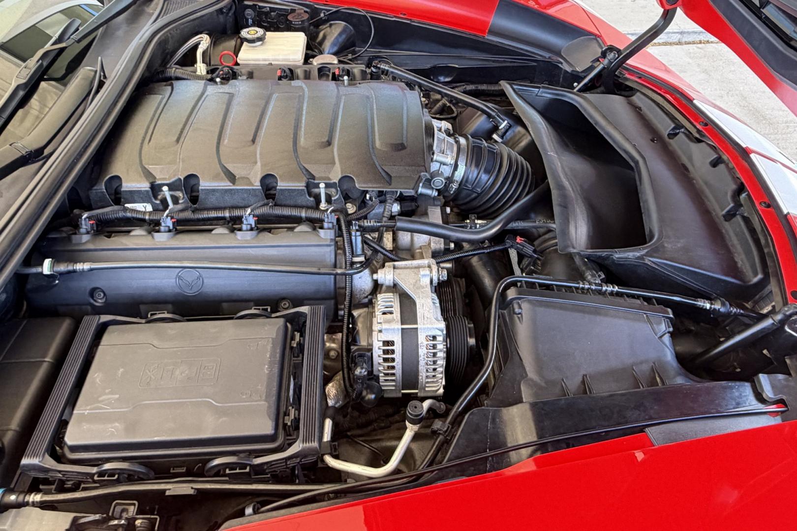 2016 Victory Red /Gray Chevrolet Corvette Stingray 2LT (1G1YD2D77G5) with an V8 6.2 Liter engine, Automatic 8 Speed transmission, located at 2304 W. Main St., Boise, ID, 83702, (208) 342-7777, 43.622105, -116.218658 - Well Cared For And It Shows!- Photo#15