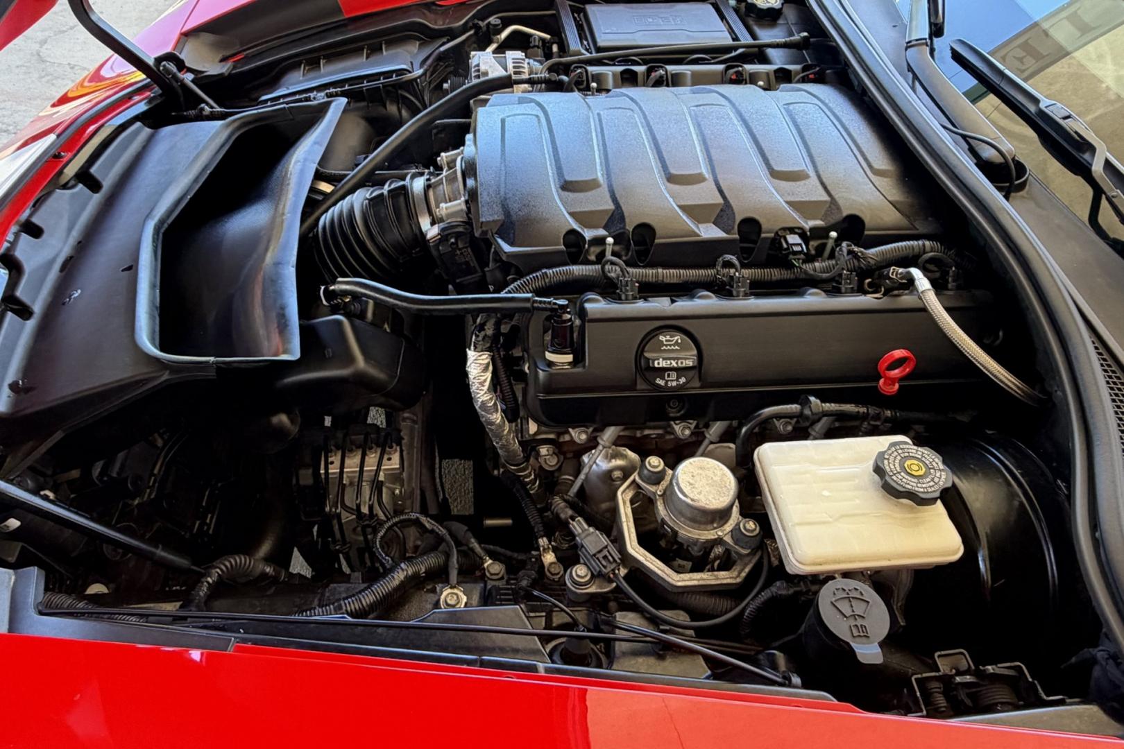 2016 Victory Red /Gray Chevrolet Corvette Stingray 2LT (1G1YD2D77G5) with an V8 6.2 Liter engine, Automatic 8 Speed transmission, located at 2304 W. Main St., Boise, ID, 83702, (208) 342-7777, 43.622105, -116.218658 - Well Cared For And It Shows!- Photo#14