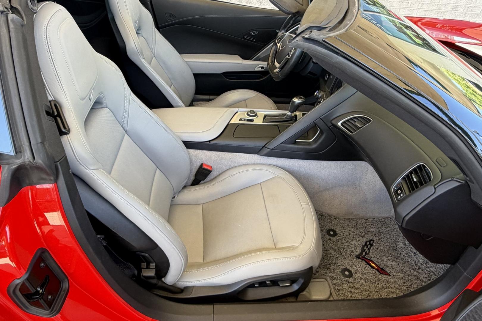 2016 Victory Red /Gray Chevrolet Corvette Stingray 2LT (1G1YD2D77G5) with an V8 6.2 Liter engine, Automatic 8 Speed transmission, located at 2304 W. Main St., Boise, ID, 83702, (208) 342-7777, 43.622105, -116.218658 - Well Cared For And It Shows!- Photo#17
