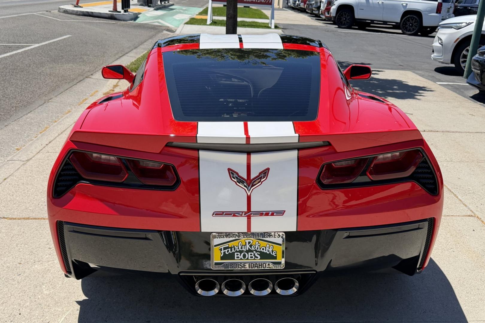 2016 Victory Red /Gray Chevrolet Corvette Stingray 2LT (1G1YD2D77G5) with an V8 6.2 Liter engine, Automatic 8 Speed transmission, located at 2304 W. Main St., Boise, ID, 83702, (208) 342-7777, 43.622105, -116.218658 - Well Cared For And It Shows!- Photo#26