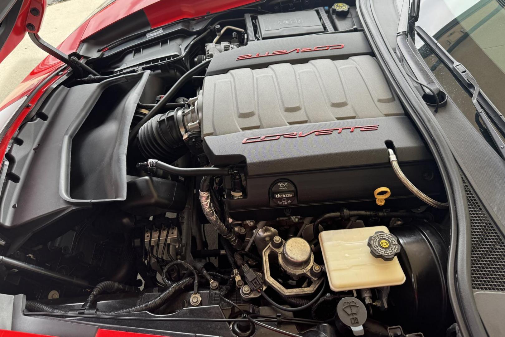 2016 Victory Red /Gray Chevrolet Corvette Stingray 2LT (1G1YD2D77G5) with an V8 6.2 Liter engine, Automatic 8 Speed transmission, located at 2304 W. Main St., Boise, ID, 83702, (208) 342-7777, 43.622105, -116.218658 - Well Cared For And It Shows! - Photo#14
