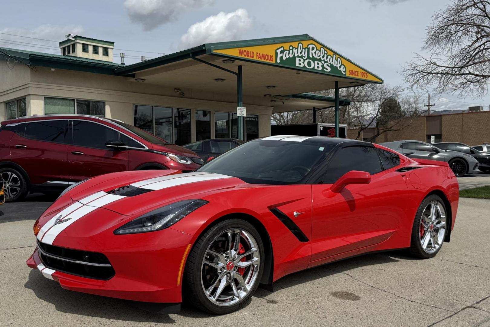 2016 Victory Red /Gray Chevrolet Corvette Stingray 2LT (1G1YD2D77G5) with an V8 6.2 Liter engine, Automatic 8 Speed transmission, located at 2304 W. Main St., Boise, ID, 83702, (208) 342-7777, 43.622105, -116.218658 - Well Cared For And It Shows! - Photo#19