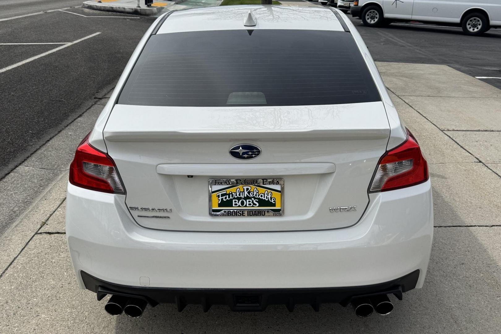 2019 White /Black Subaru WRX (JF1VA1A63K9) with an H4 2.0 Liter Turbo engine, 6 Speed Manual transmission, located at 2304 W. Main St., Boise, ID, 83702, (208) 342-7777, 43.622105, -116.218658 - 6 Speed Manual! Ready To Play! - Photo#1