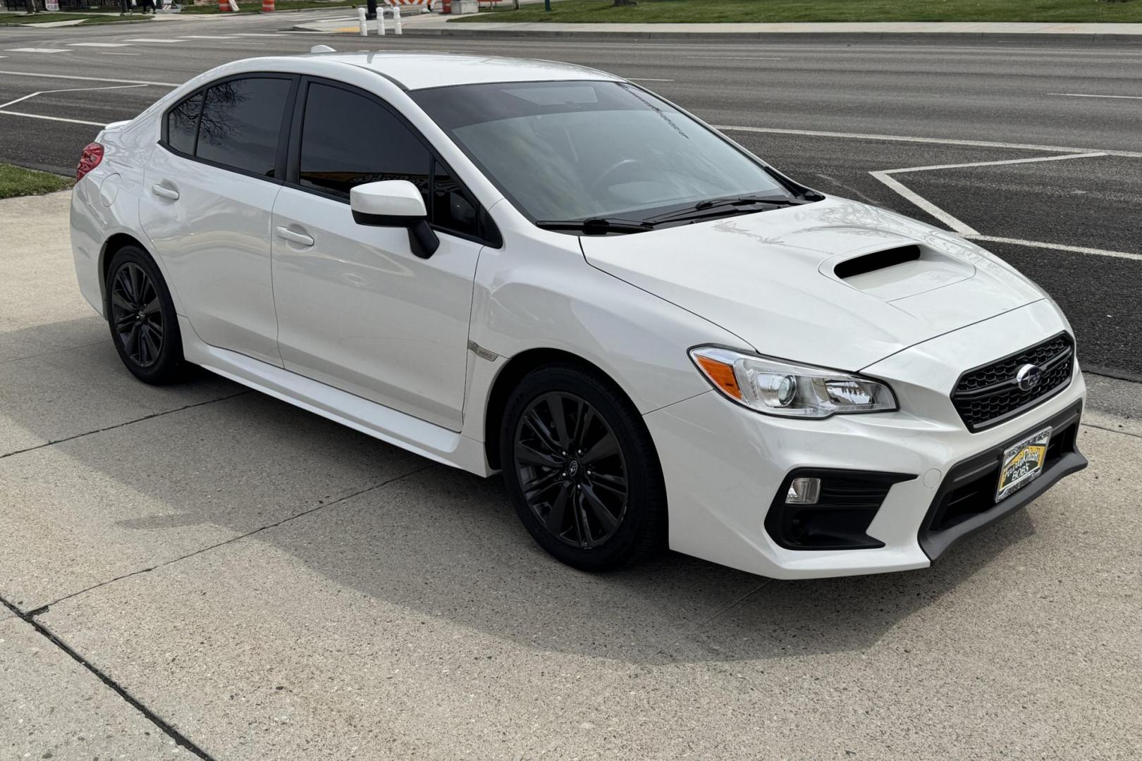 2019 White /Black Subaru WRX (JF1VA1A63K9) with an H4 2.0 Liter Turbo engine, 6 Speed Manual transmission, located at 2304 W. Main St., Boise, ID, 83702, (208) 342-7777, 43.622105, -116.218658 - 6 Speed Manual! Ready To Play! - Photo#2