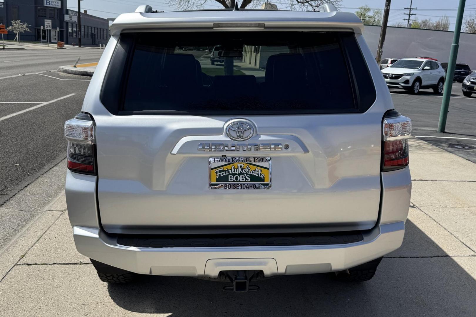 2015 Silver /Jet Black/Graystone Toyota 4Runner SR5 Premium (JTEBU5JR1F5) with an V6 4.0 Liter engine, Automatic transmission, located at 2304 W. Main St., Boise, ID, 83702, (208) 342-7777, 43.622105, -116.218658 - Hard To Find! Great To Own! New Tires Too! - Photo#1