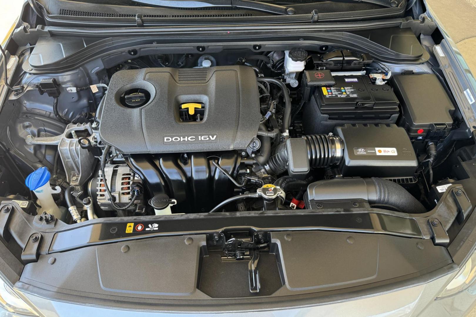 2018 Steel Gray /Gray Hyundai Elantra (KMHD84LF6JU) with an 4 Cyl 2.0 Liter engine, Automatic transmission, located at 2304 W. Main St., Boise, ID, 83702, (208) 342-7777, 43.622105, -116.218658 - Photo#15