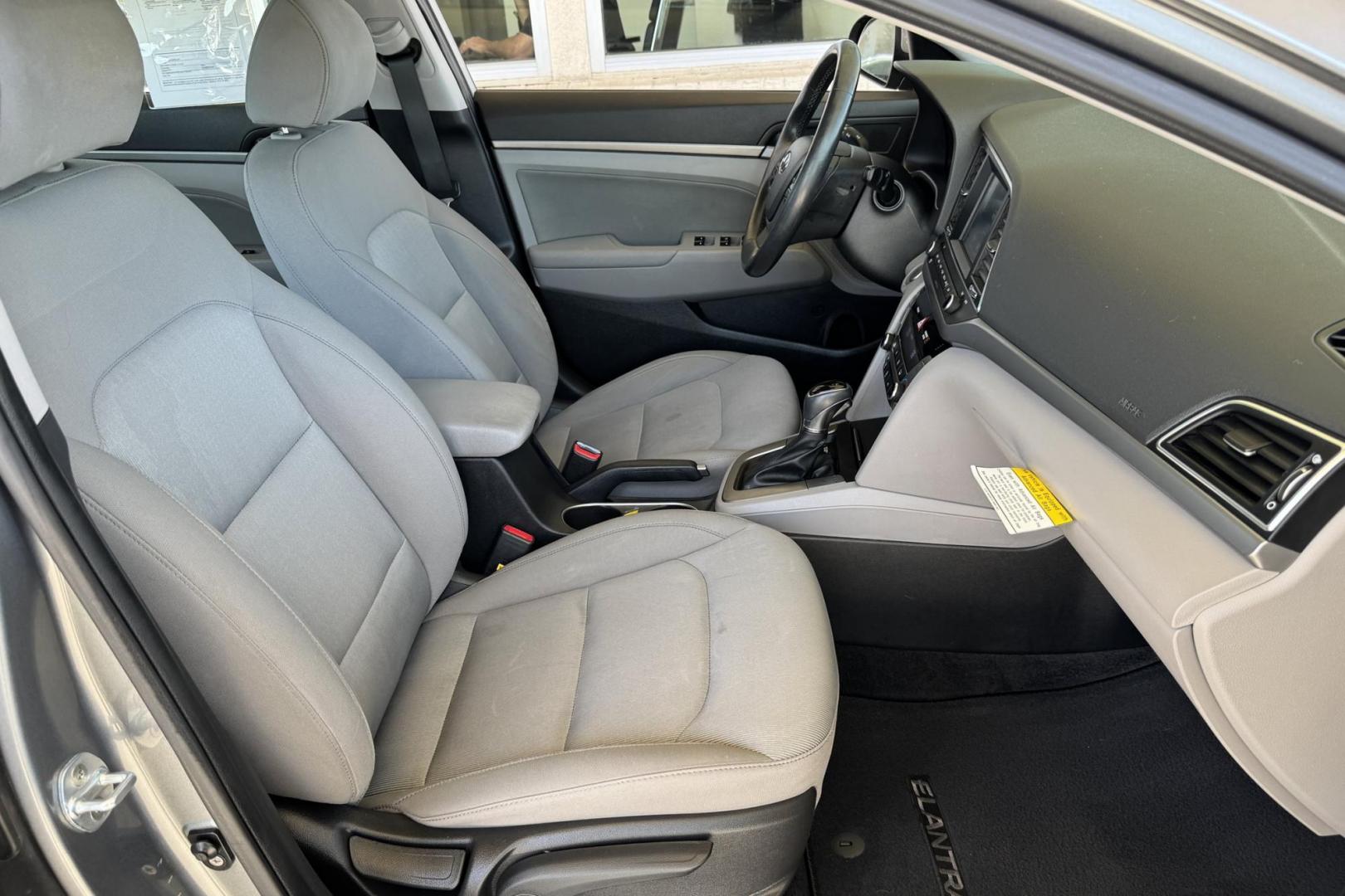 2018 Steel Gray /Gray Hyundai Elantra (KMHD84LF6JU) with an 4 Cyl 2.0 Liter engine, Automatic transmission, located at 2304 W. Main St., Boise, ID, 83702, (208) 342-7777, 43.622105, -116.218658 - Photo#17