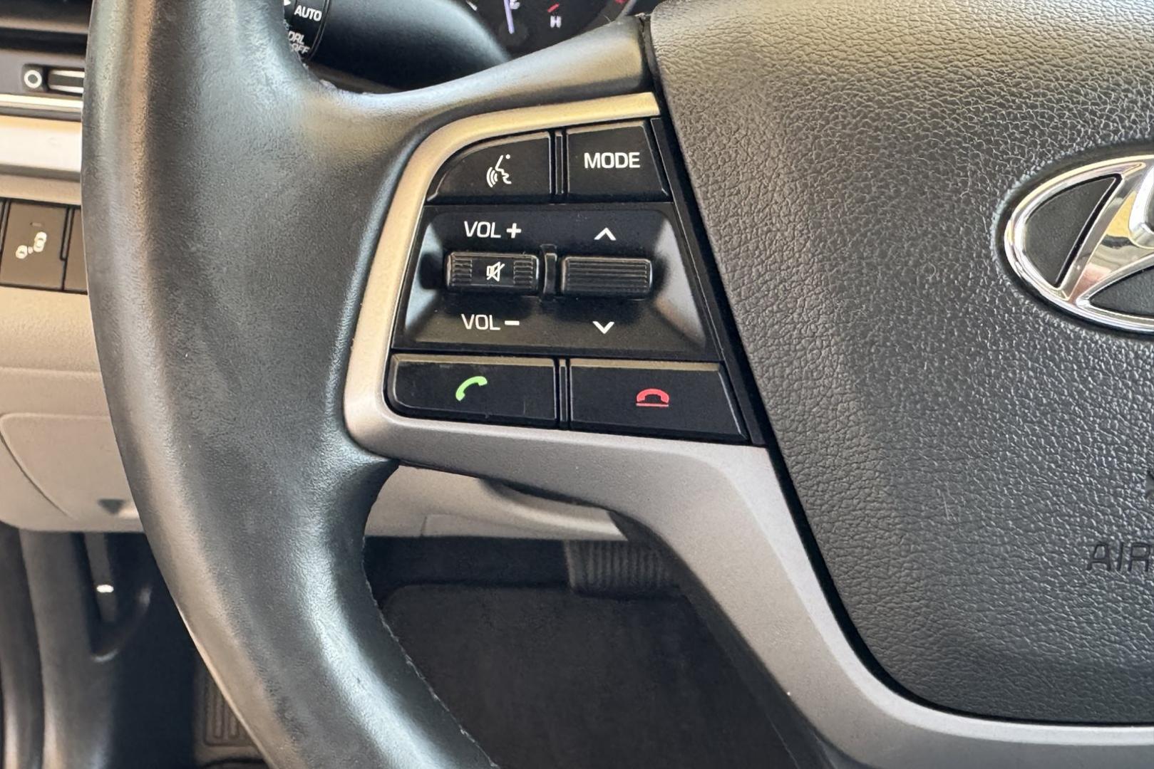 2018 Steel Gray /Gray Hyundai Elantra (KMHD84LF6JU) with an 4 Cyl 2.0 Liter engine, Automatic transmission, located at 2304 W. Main St., Boise, ID, 83702, (208) 342-7777, 43.622105, -116.218658 - Photo#8