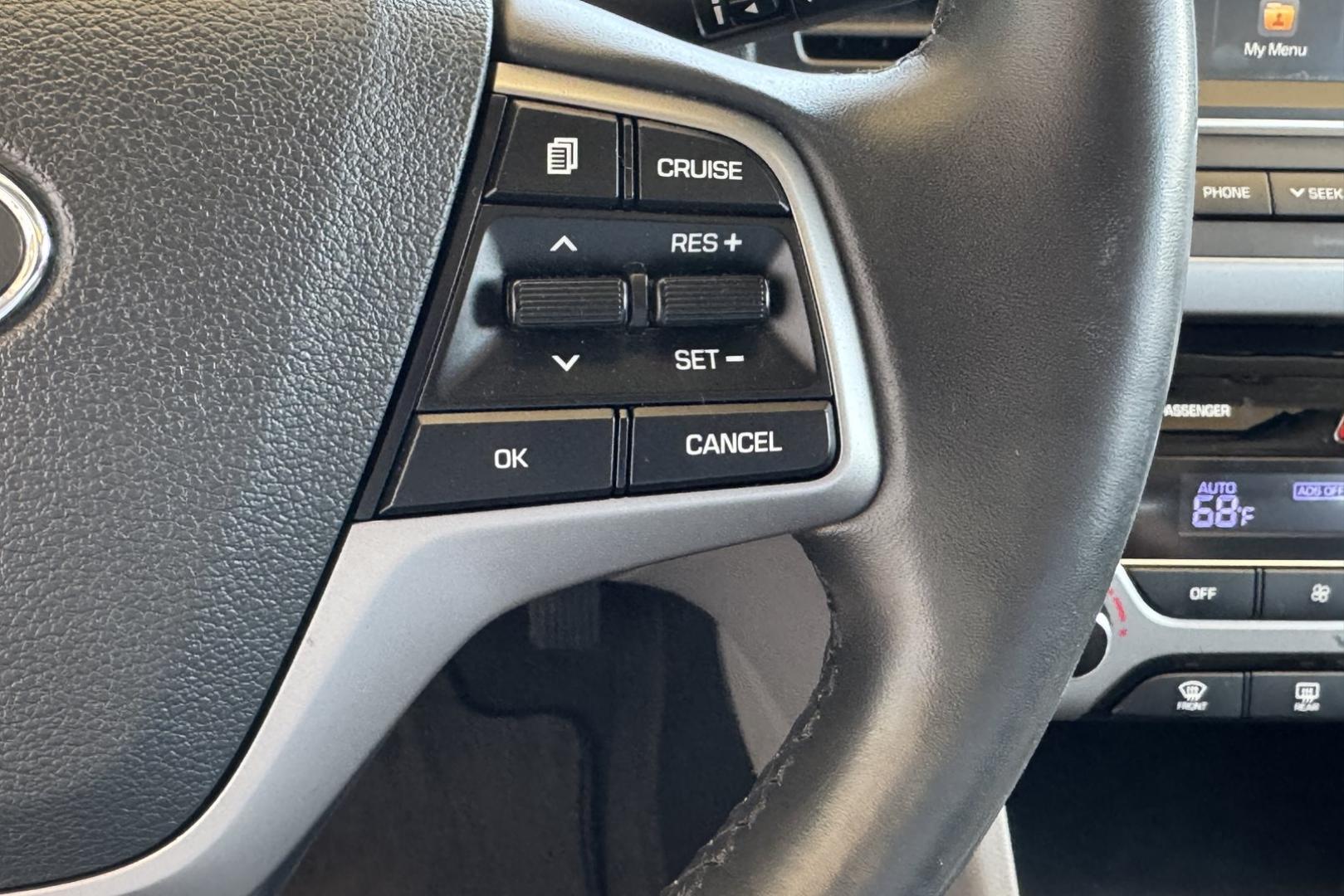 2018 Steel Gray /Gray Hyundai Elantra (KMHD84LF6JU) with an 4 Cyl 2.0 Liter engine, Automatic transmission, located at 2304 W. Main St., Boise, ID, 83702, (208) 342-7777, 43.622105, -116.218658 - Photo#9