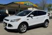 2016 Oxford White /Gray Ford Escape SE (1FMCU0G9XGU) with an 4 Cyl 2.0 Liter Turbo engine, Automatic 6 Speed transmission, located at 2304 W. Main St., Boise, ID, 83702, (208) 342-7777, 43.622105, -116.218658 - New Tires! Great Fuel Economy! Ready To Go! - Photo#0