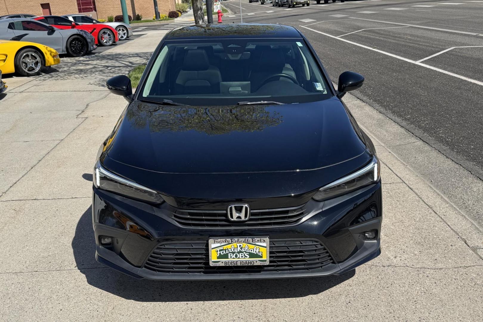 2022 Crystal Black Pearl /Black Honda Civic Touring (2HGFE1F95NH) with an 4 Cyl 1.5 Liter Turbo engine, Automatic transmission, located at 2304 W. Main St., Boise, ID, 83702, (208) 342-7777, 43.622105, -116.218658 - Remaining Factory Warranty! Great Cars! - Photo#3