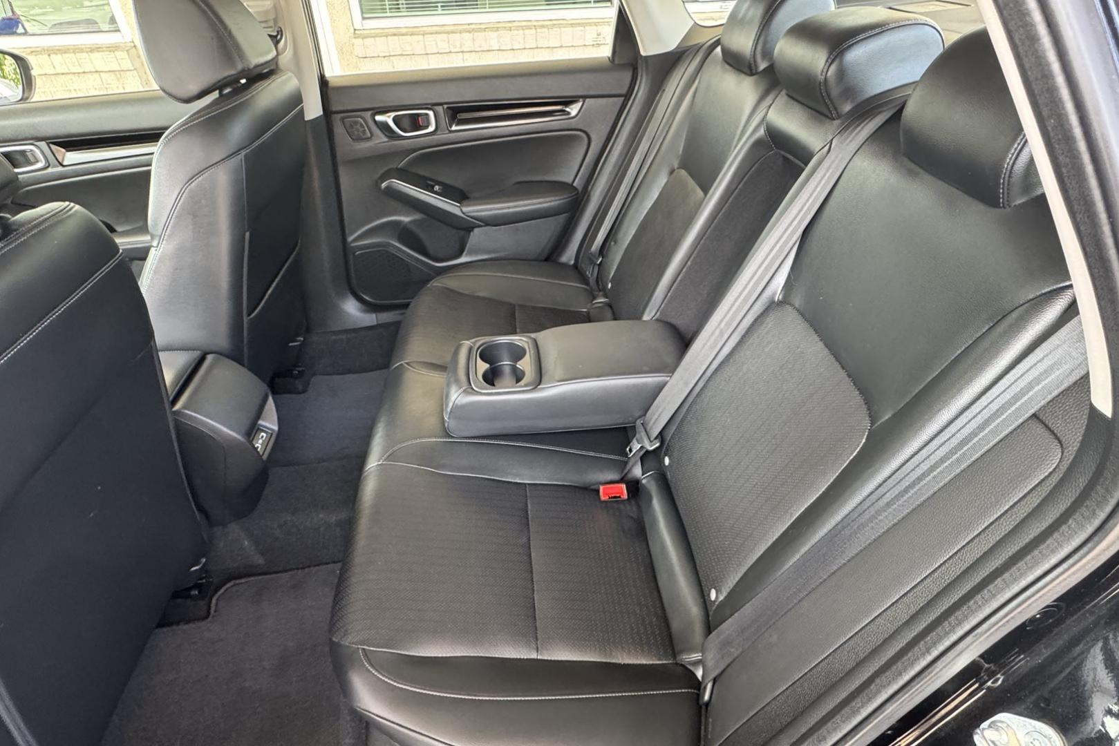 2022 Crystal Black Pearl /Black Honda Civic Touring (2HGFE1F95NH) with an 4 Cyl 1.5 Liter Turbo engine, Automatic transmission, located at 2304 W. Main St., Boise, ID, 83702, (208) 342-7777, 43.622105, -116.218658 - Remaining Factory Warranty! Great Cars! - Photo#15