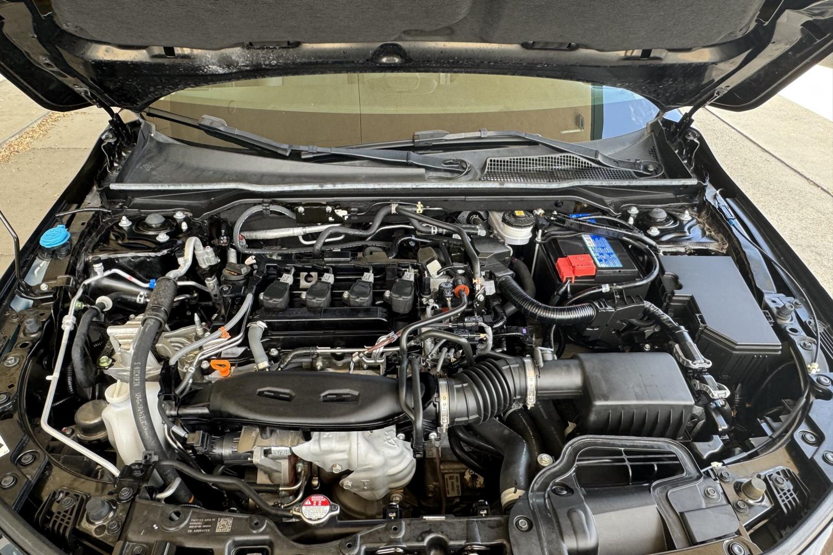 2022 Crystal Black Pearl /Black Honda Civic Touring (2HGFE1F95NH) with an 4 Cyl 1.5 Liter Turbo engine, Automatic transmission, located at 2304 W. Main St., Boise, ID, 83702, (208) 342-7777, 43.622105, -116.218658 - Remaining Factory Warranty! Great Cars! - Photo#19