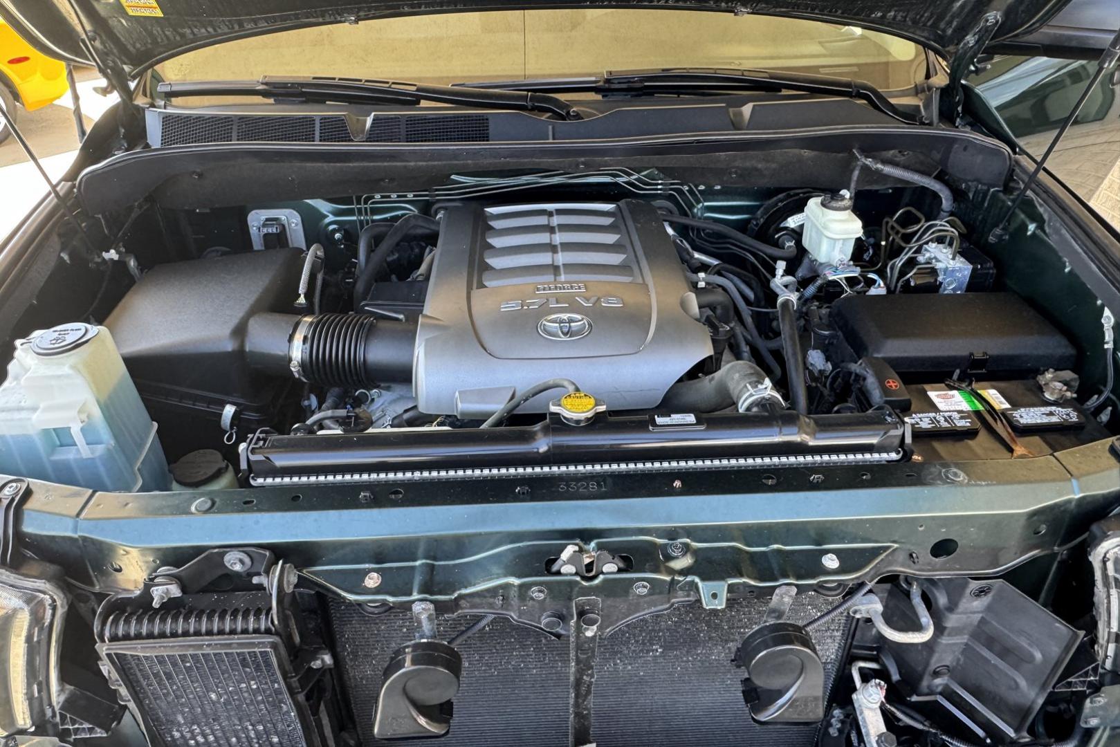 2008 Green /Tan Toyota Tundra Double Cab Limited (5TFDV58118X) with an V8 5.7 Liter engine, Automatic transmission, located at 2304 W. Main St., Boise, ID, 83702, (208) 342-7777, 43.622105, -116.218658 - Hard To Find! Great To Own! - Photo#13