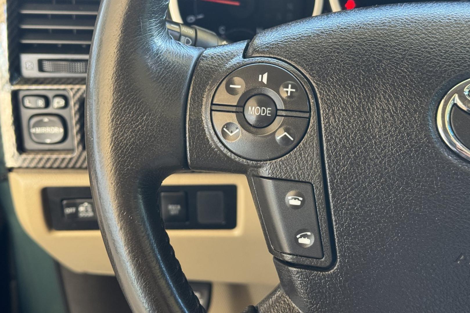 2008 Green /Tan Toyota Tundra Double Cab Limited (5TFDV58118X) with an V8 5.7 Liter engine, Automatic transmission, located at 2304 W. Main St., Boise, ID, 83702, (208) 342-7777, 43.622105, -116.218658 - Hard To Find! Great To Own! - Photo#8