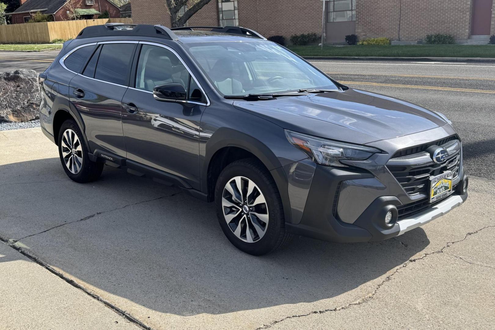 2024 Magnetite Gray Metallic /Black Subaru Outback Limited (4S4BTANC5R3) with an H4 2.5 Liter engine, Automatic transmission, located at 2304 W. Main St., Boise, ID, 83702, (208) 342-7777, 43.622105, -116.218658 - Remaining Factory Warranty! A Lot Of Safety Features Too! - Photo#2