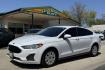 2020 Oxford White /Gray Ford Fusion (3FA6P0G75LR) with an 4 Cyl 2.5 Liter engine, Automatic transmission, located at 2304 W. Main St., Boise, ID, 83702, (208) 342-7777, 43.622105, -116.218658 - Great Fuel Economy! - Photo#0