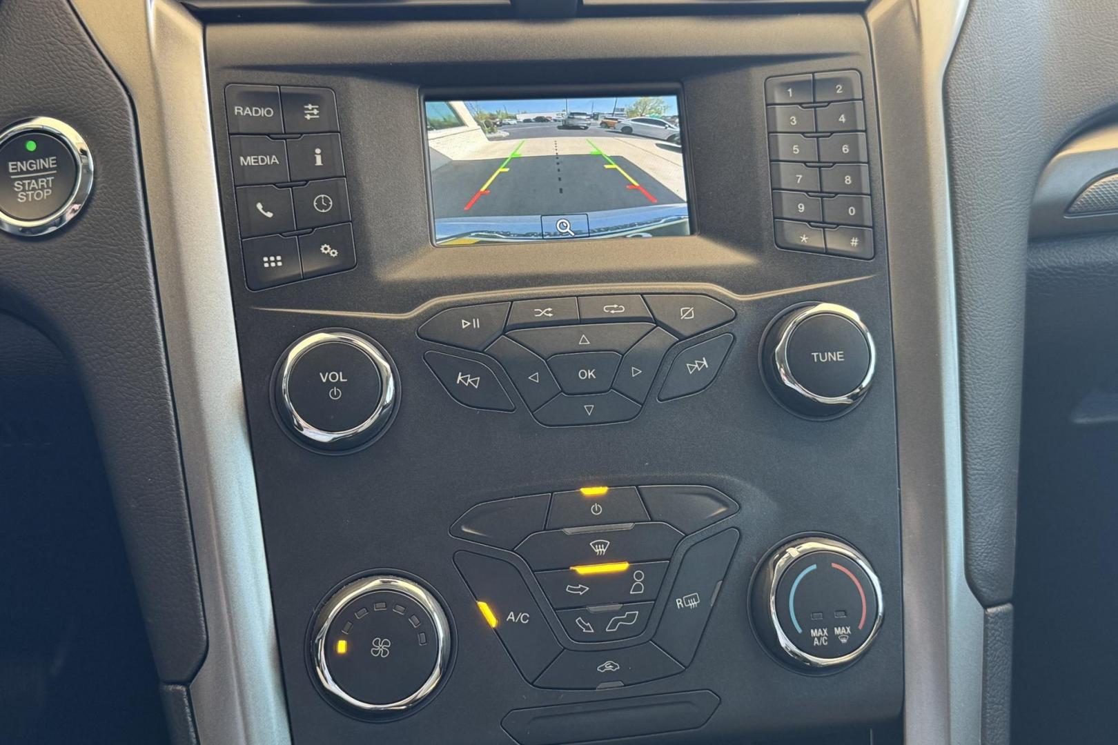 2020 Oxford White /Gray Ford Fusion (3FA6P0G75LR) with an 4 Cyl 2.5 Liter engine, Automatic transmission, located at 2304 W. Main St., Boise, ID, 83702, (208) 342-7777, 43.622105, -116.218658 - Great Fuel Economy! - Photo#5
