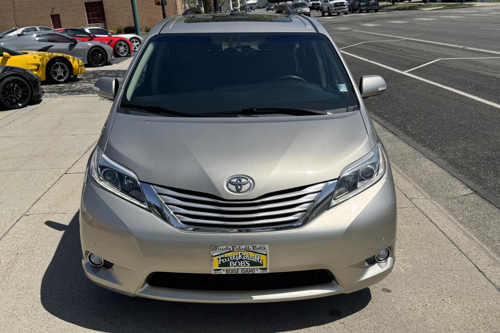 2015 Champagne Mica /Havana Brown Toyota Sienna Limited (5TDDK3DC1FS) with an V6 3.5 Liter engine, Automatic 6 Speed transmission, located at 2304 W. Main St., Boise, ID, 83702, (208) 342-7777, 43.622105, -116.218658 - Stunning! Highly Optioned All Wheel Drive Sienna! - Photo#3