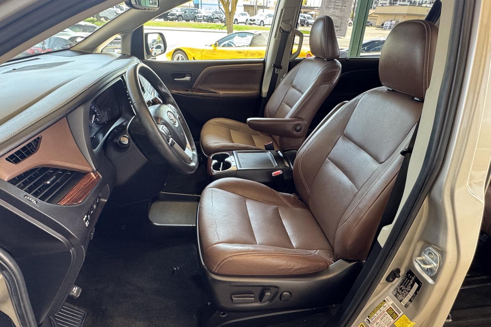 2015 Champagne Mica /Havana Brown Toyota Sienna Limited (5TDDK3DC1FS) with an V6 3.5 Liter engine, Automatic 6 Speed transmission, located at 2304 W. Main St., Boise, ID, 83702, (208) 342-7777, 43.622105, -116.218658 - Stunning! Highly Optioned All Wheel Drive Sienna! - Photo#10