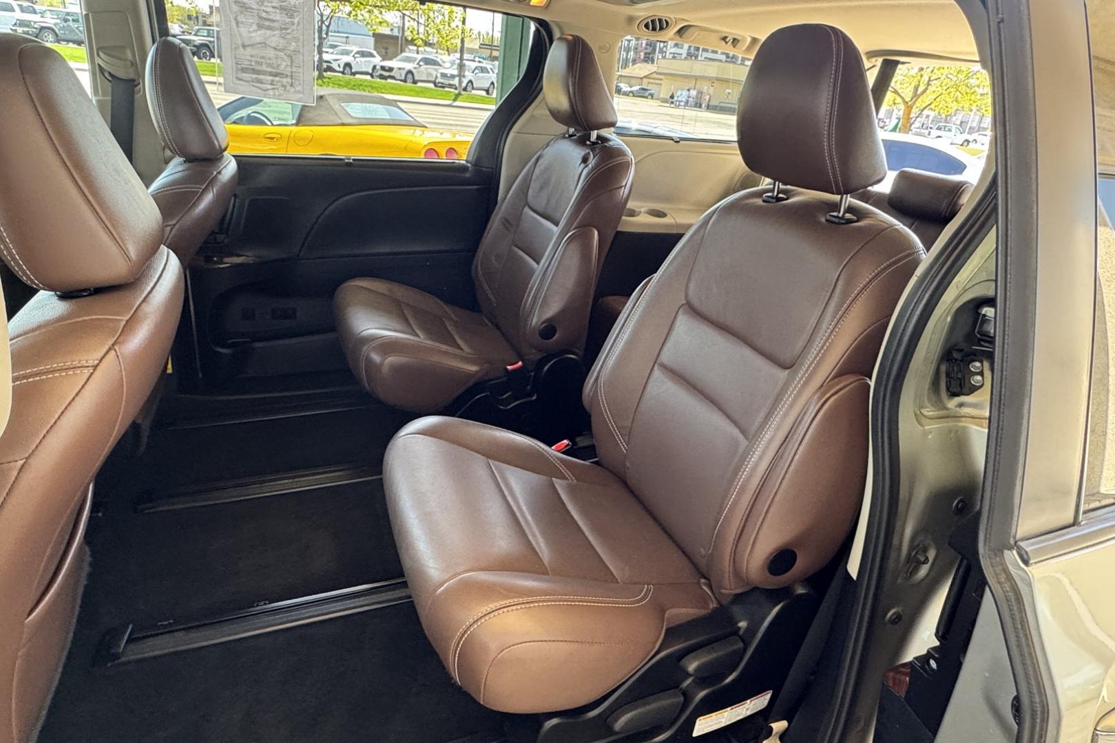 2015 Champagne Mica /Havana Brown Toyota Sienna Limited (5TDDK3DC1FS) with an V6 3.5 Liter engine, Automatic 6 Speed transmission, located at 2304 W. Main St., Boise, ID, 83702, (208) 342-7777, 43.622105, -116.218658 - Stunning! Highly Optioned All Wheel Drive Sienna! - Photo#12