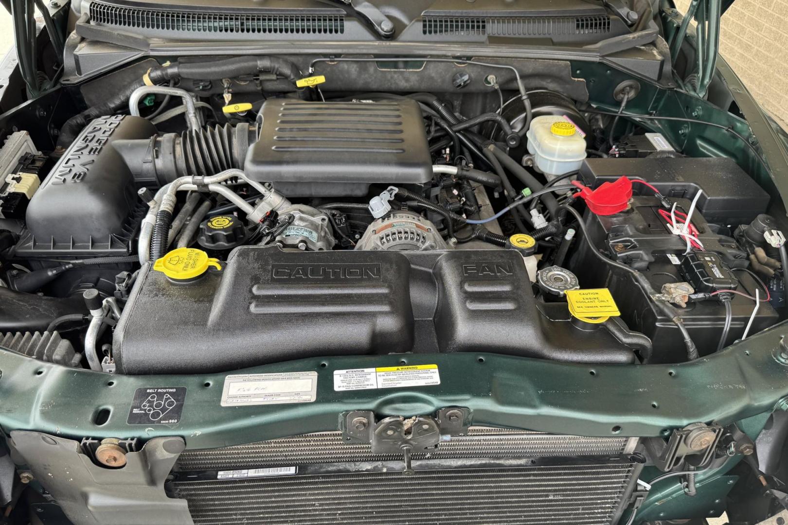 2002 Green /Gray Dodge Durango SLT (1B4HS48N62F) with an V8 4.7 Liter engine, Automatic transmission, located at 2304 W. Main St., Boise, ID, 83702, (208) 342-7777, 43.622105, -116.218658 - 8 Passenger! New Tires! Only 63k Miles! - Photo#11